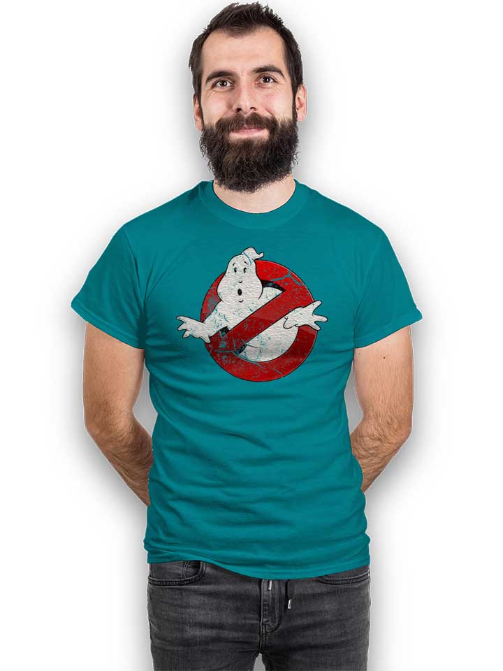 ghostbusters-vintage-t-shirt tuerkis 2