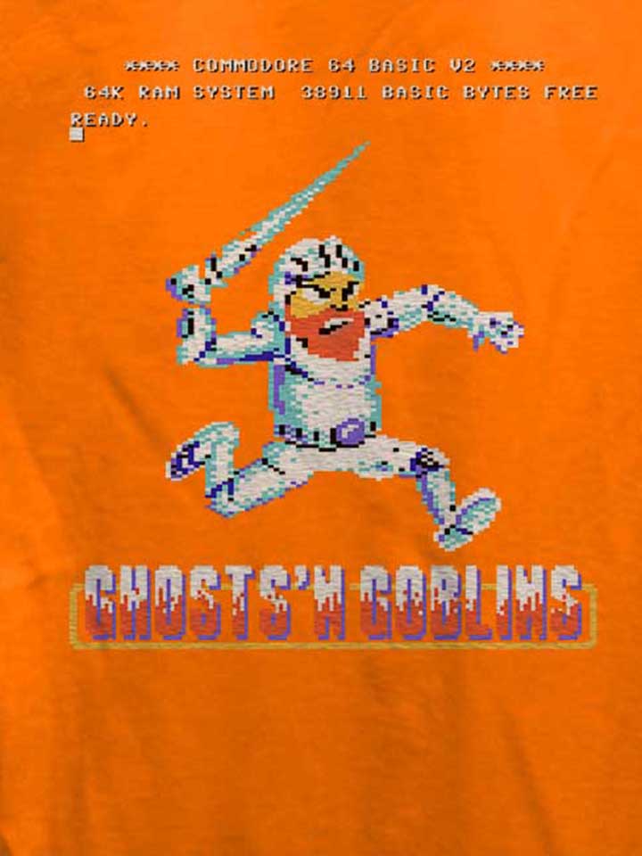 ghosts-n-goblins-damen-t-shirt orange 4