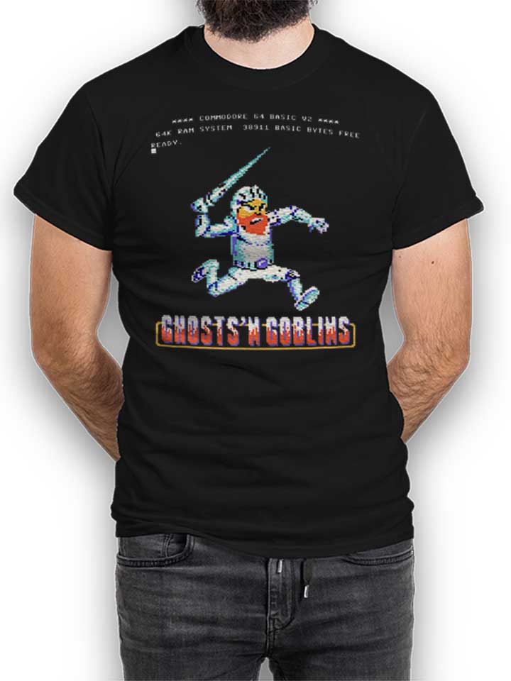ghosts-n-goblins-t-shirt schwarz 1