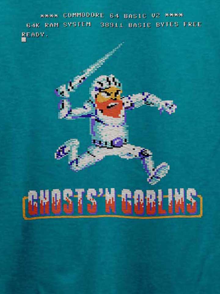 ghosts-n-goblins-t-shirt tuerkis 4