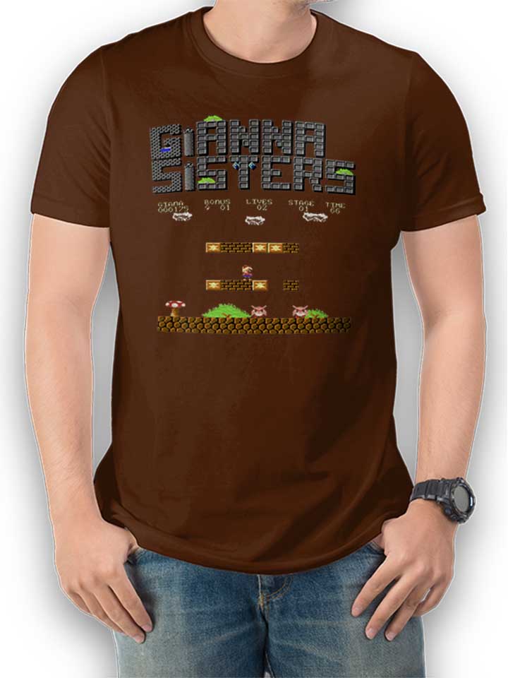 Gianna Sisters T-Shirt brown L