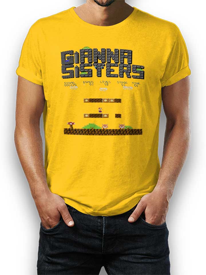 Gianna Sisters T-Shirt giallo L