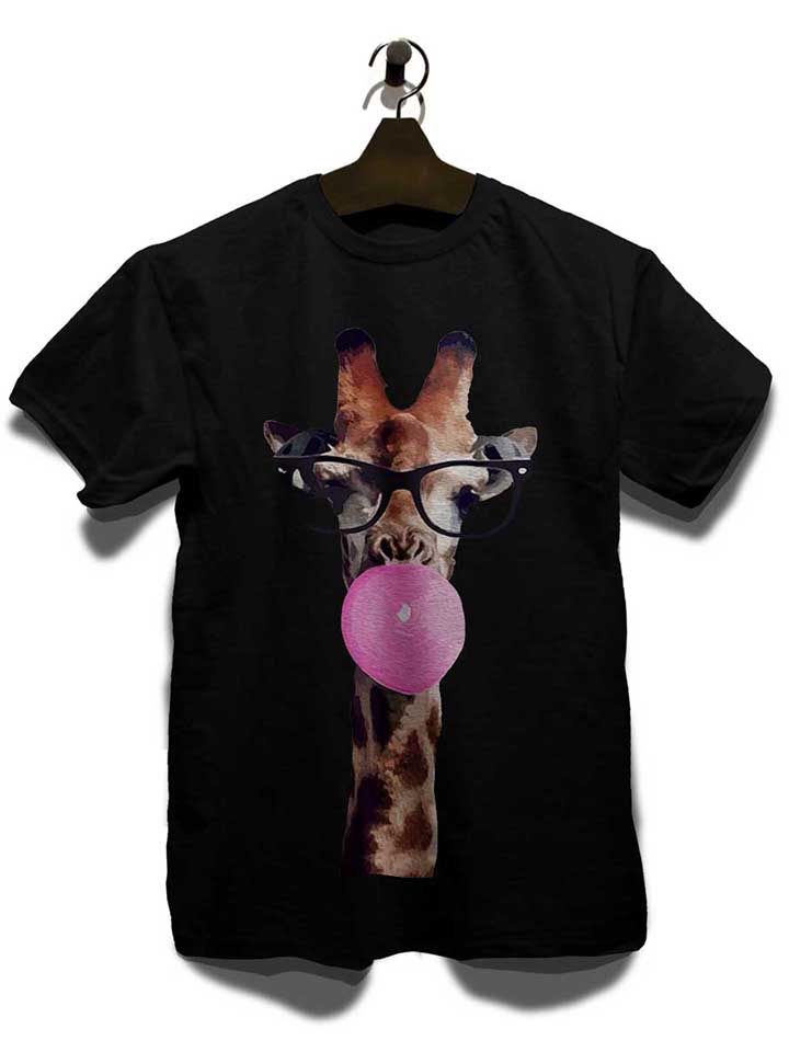 giraffe-bubblegum-t-shirt schwarz 3