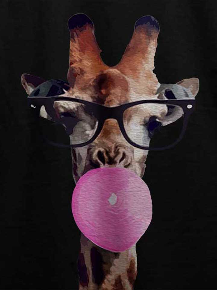 giraffe-bubblegum-t-shirt schwarz 4