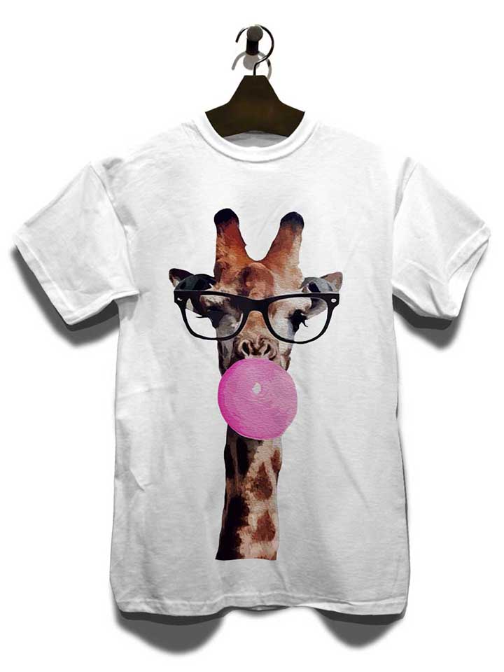 giraffe-bubblegum-t-shirt weiss 3