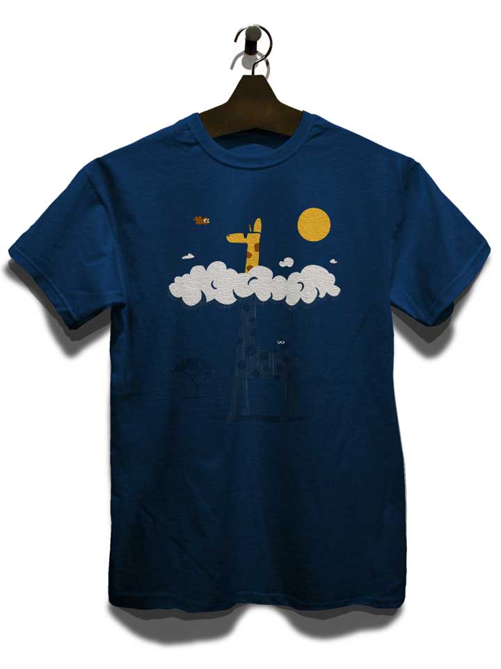 giraffe-in-summer-t-shirt dunkelblau 3