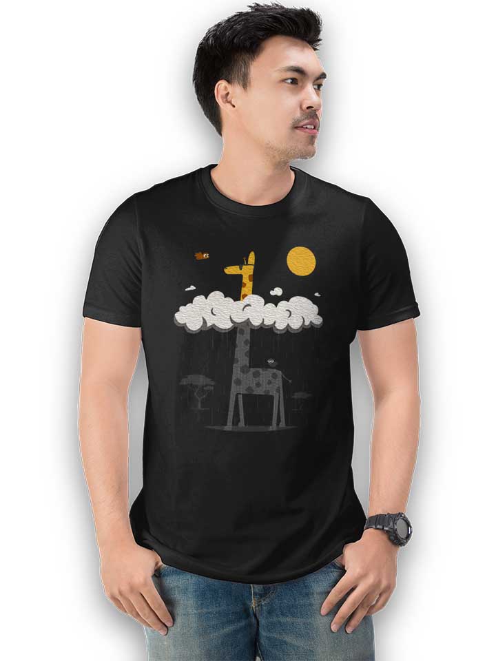 giraffe-in-summer-t-shirt schwarz 2