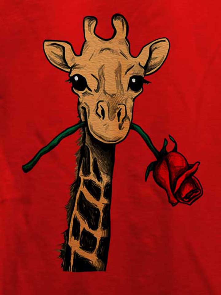 giraffe-rose-t-shirt rot 4