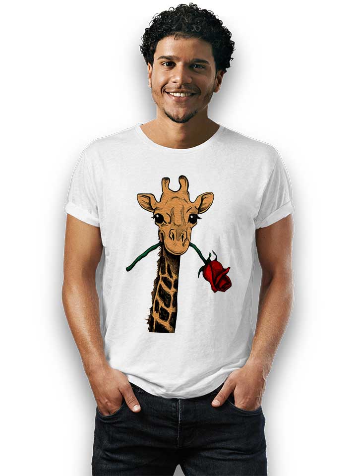 giraffe-rose-t-shirt weiss 2