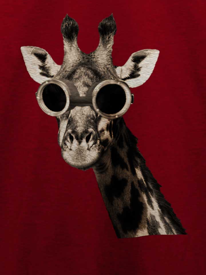 giraffe-with-sunglas-t-shirt bordeaux 4