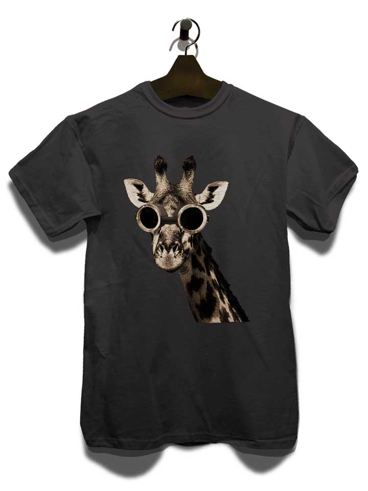 giraffe-with-sunglas-t-shirt dunkelgrau 3
