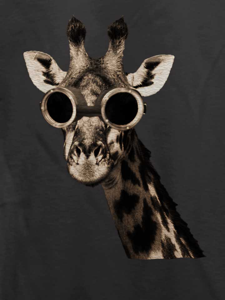 giraffe-with-sunglas-t-shirt dunkelgrau 4