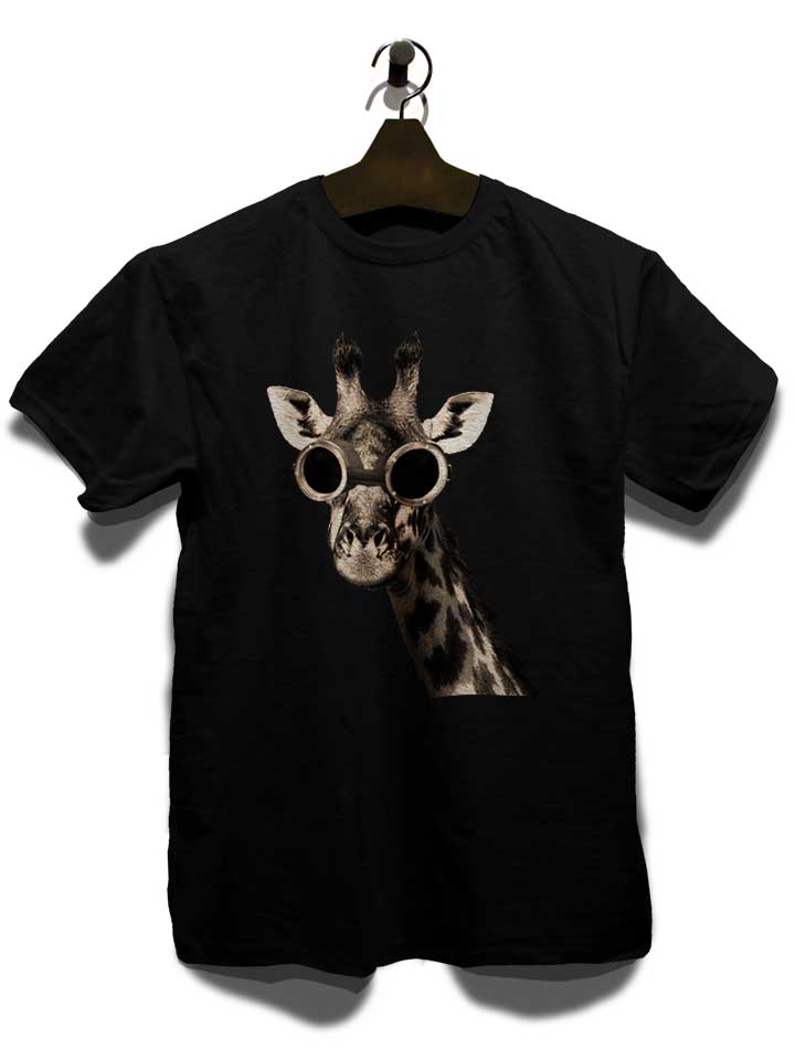 giraffe-with-sunglas-t-shirt schwarz 3