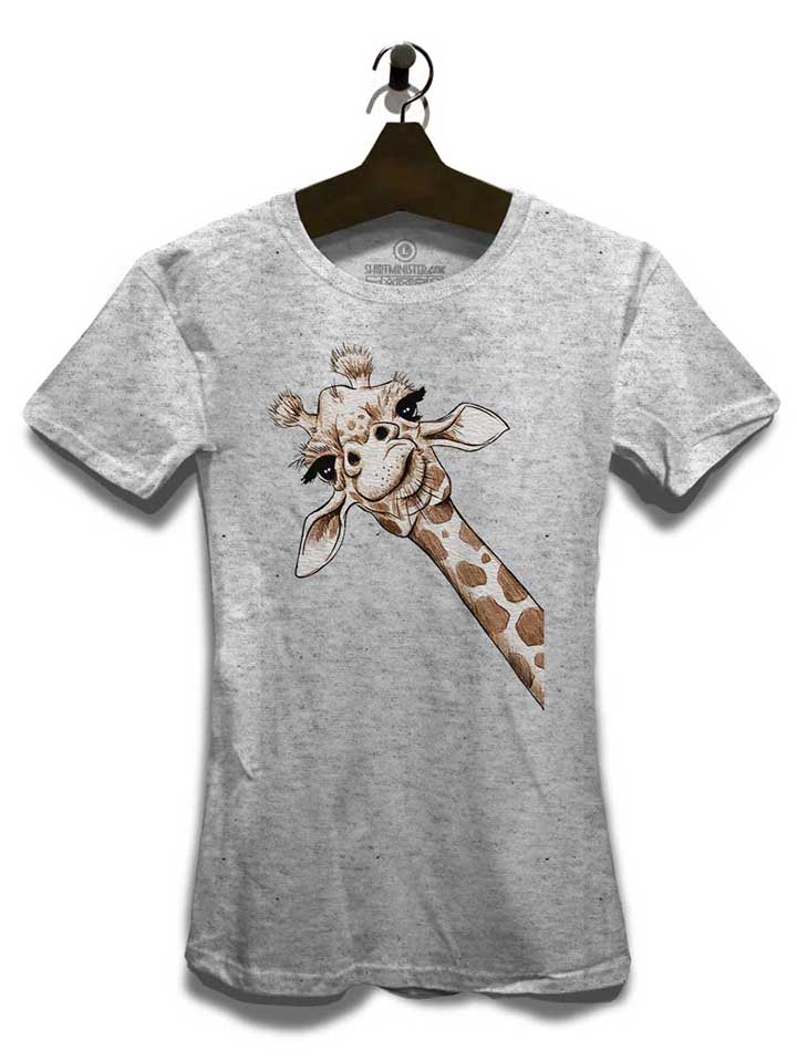giraffe-damen-t-shirt grau-meliert 3