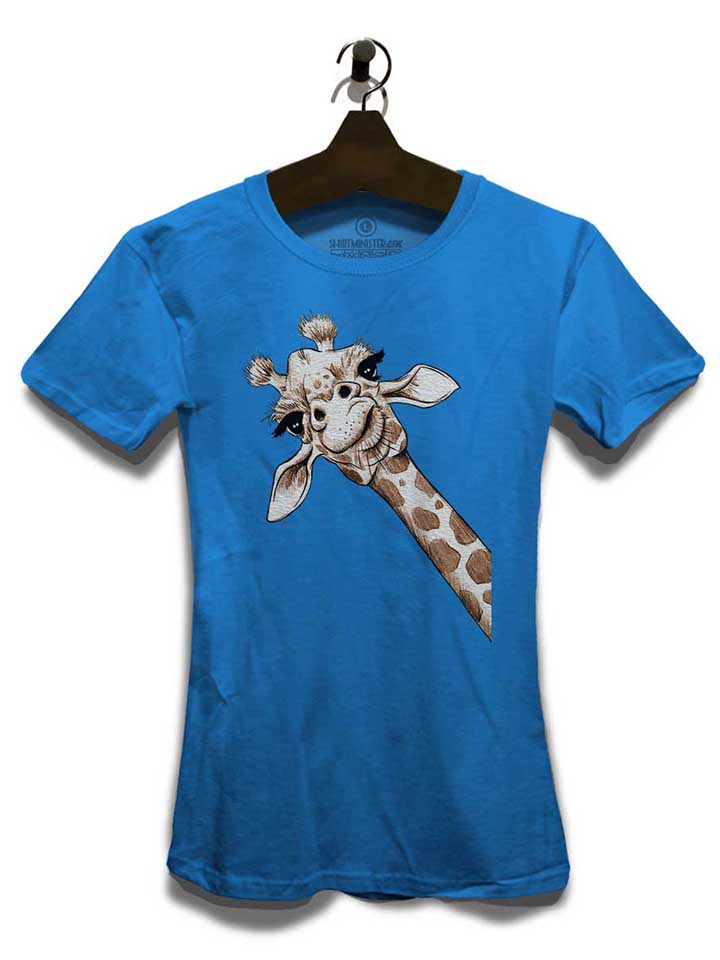 giraffe-damen-t-shirt royal 3