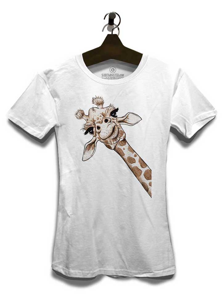 giraffe-damen-t-shirt weiss 3