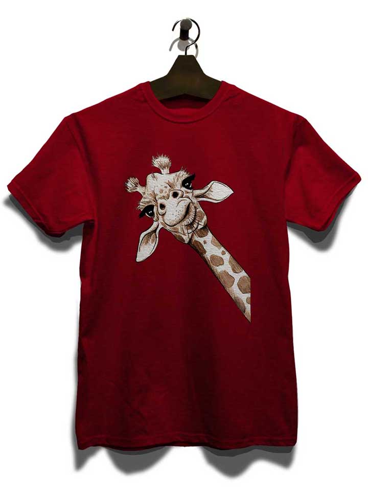 giraffe-t-shirt bordeaux 3