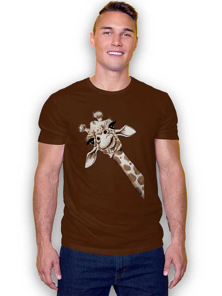 giraffe-t-shirt braun 2