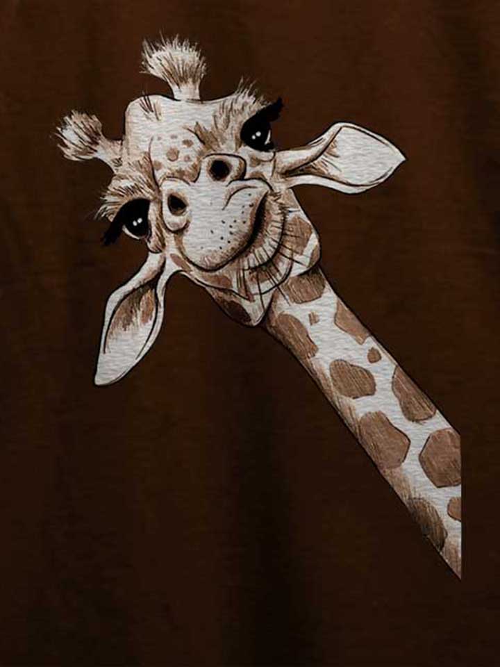 giraffe-t-shirt braun 4
