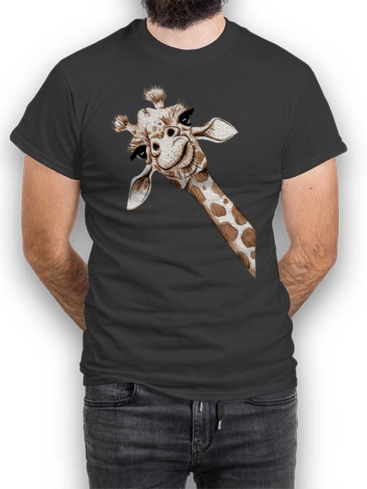 Giraffe T-Shirt dunkelgrau L