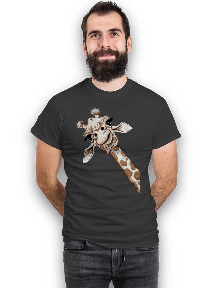giraffe-t-shirt dunkelgrau 2