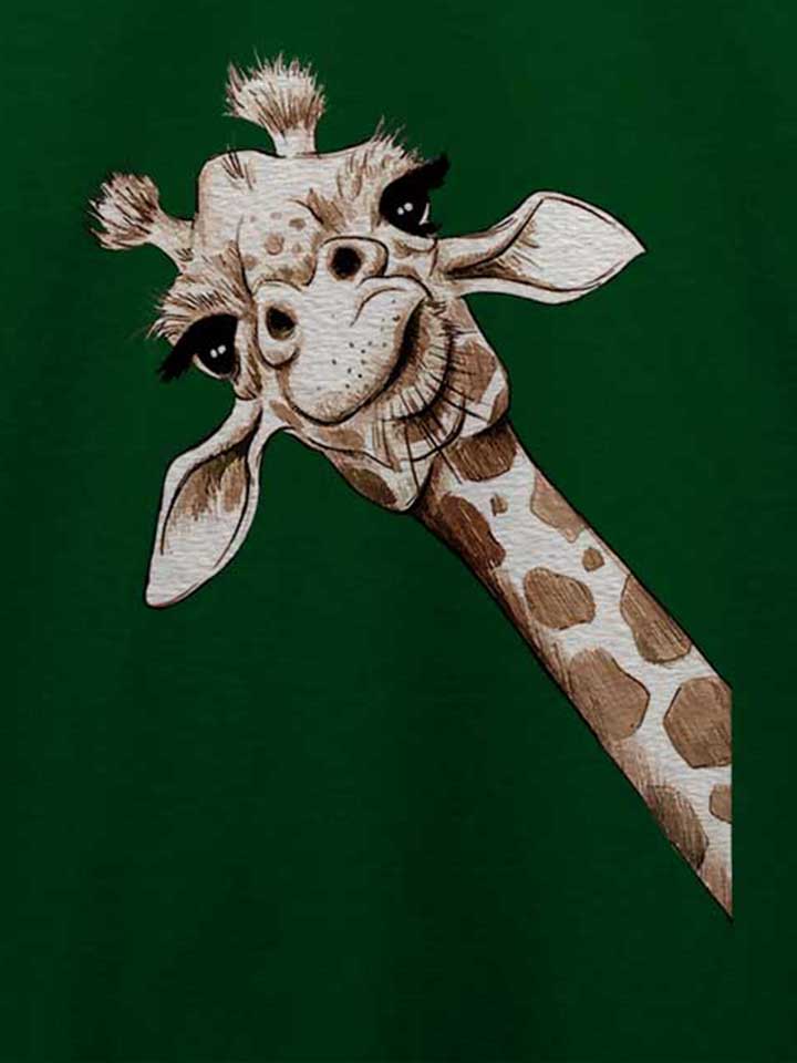 giraffe-t-shirt dunkelgruen 4