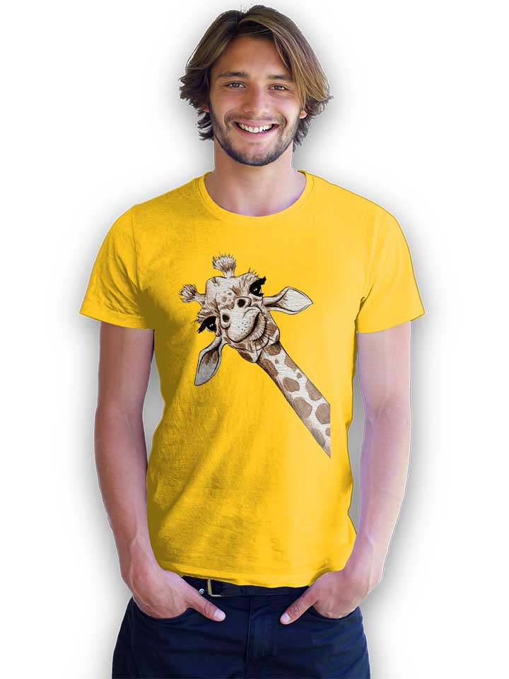 giraffe-t-shirt gelb 2