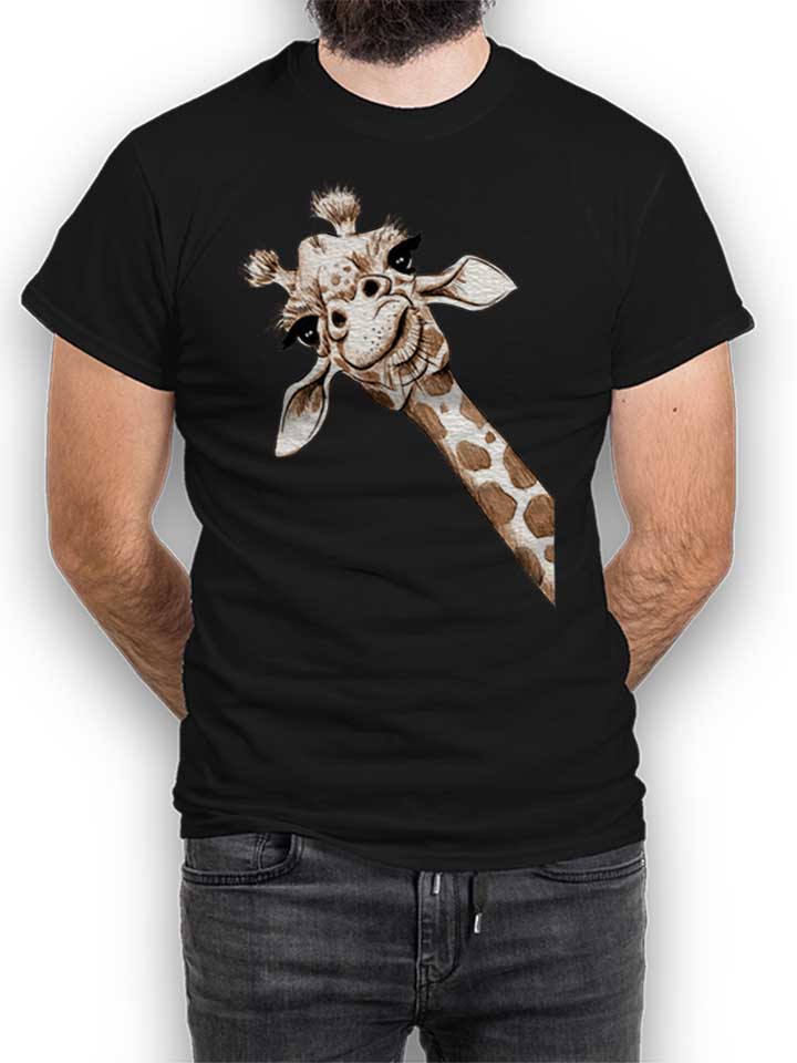 giraffe-t-shirt schwarz 1
