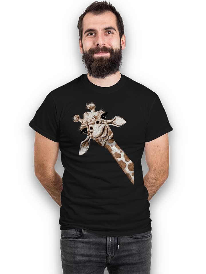 giraffe-t-shirt schwarz 2