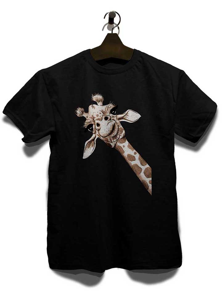 giraffe-t-shirt schwarz 3