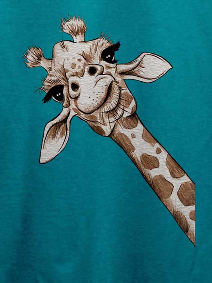 giraffe-t-shirt tuerkis 4