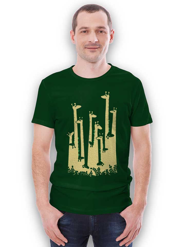 giraffes-t-shirt dunkelgruen 2