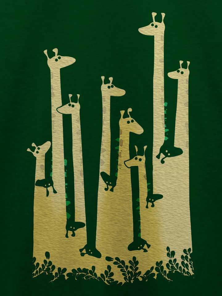 giraffes-t-shirt dunkelgruen 4