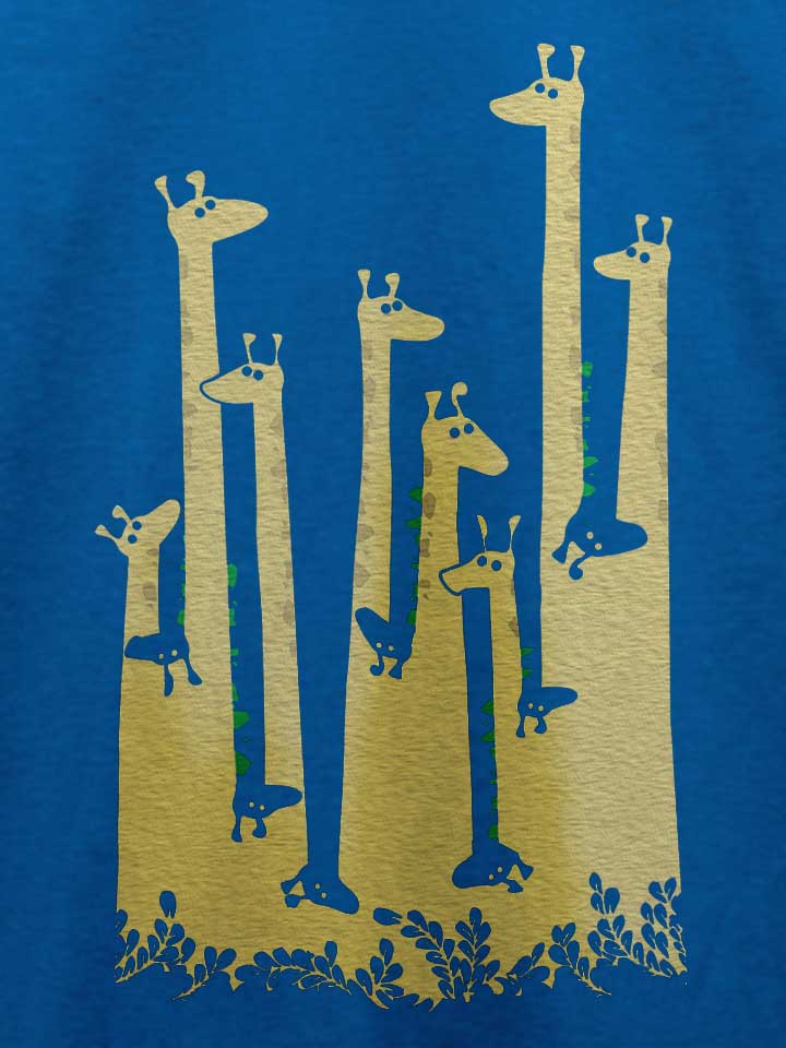 giraffes-t-shirt royal 4