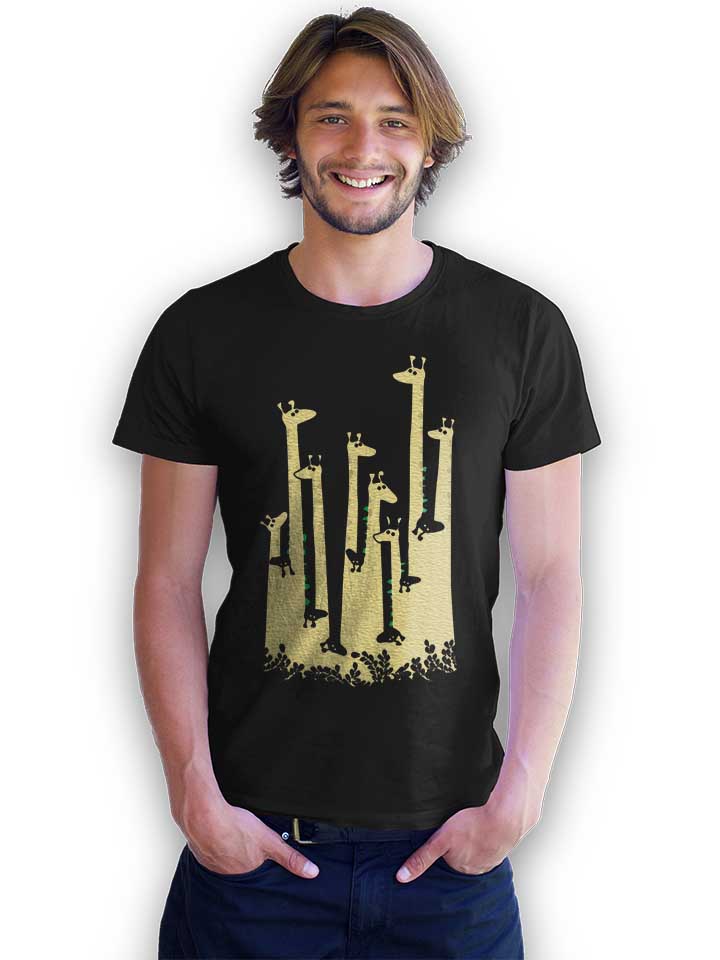 giraffes-t-shirt schwarz 2