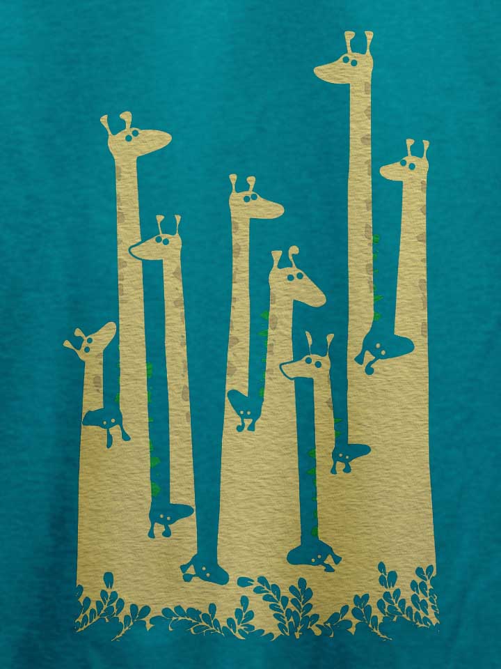 giraffes-t-shirt tuerkis 4