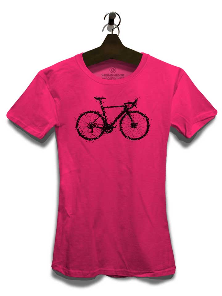 glitchy-bike-damen-t-shirt fuchsia 3