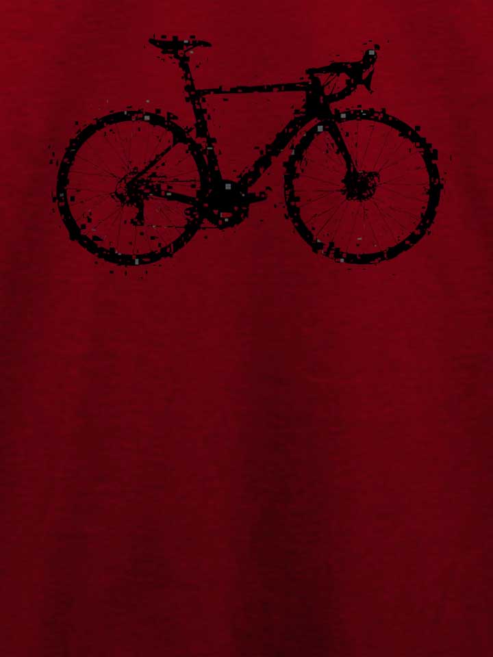 glitchy-bike-t-shirt bordeaux 4