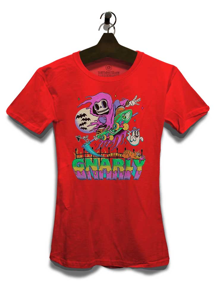gnarly-skater-damen-t-shirt rot 3