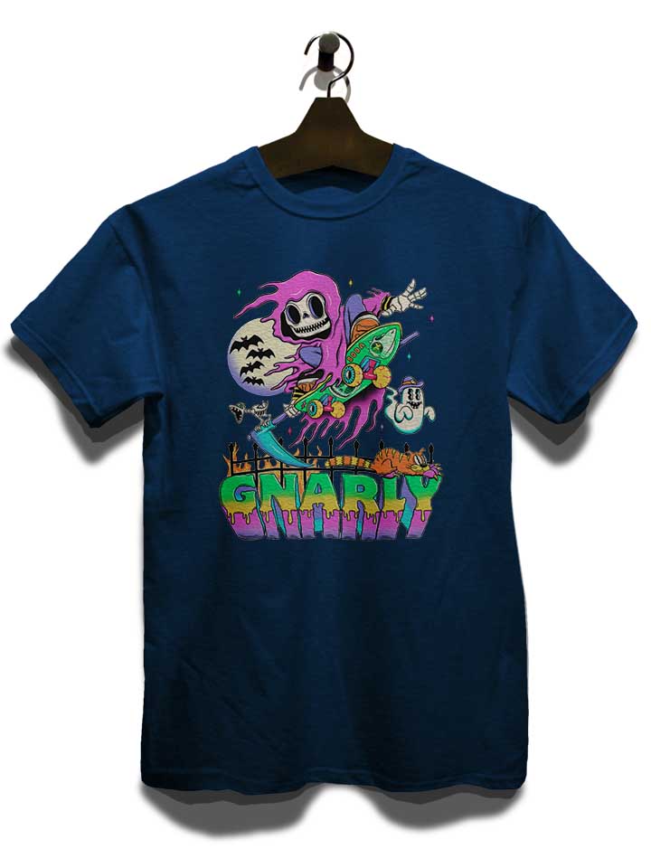 gnarly-skater-t-shirt dunkelblau 3