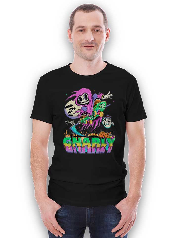 gnarly-skater-t-shirt schwarz 2