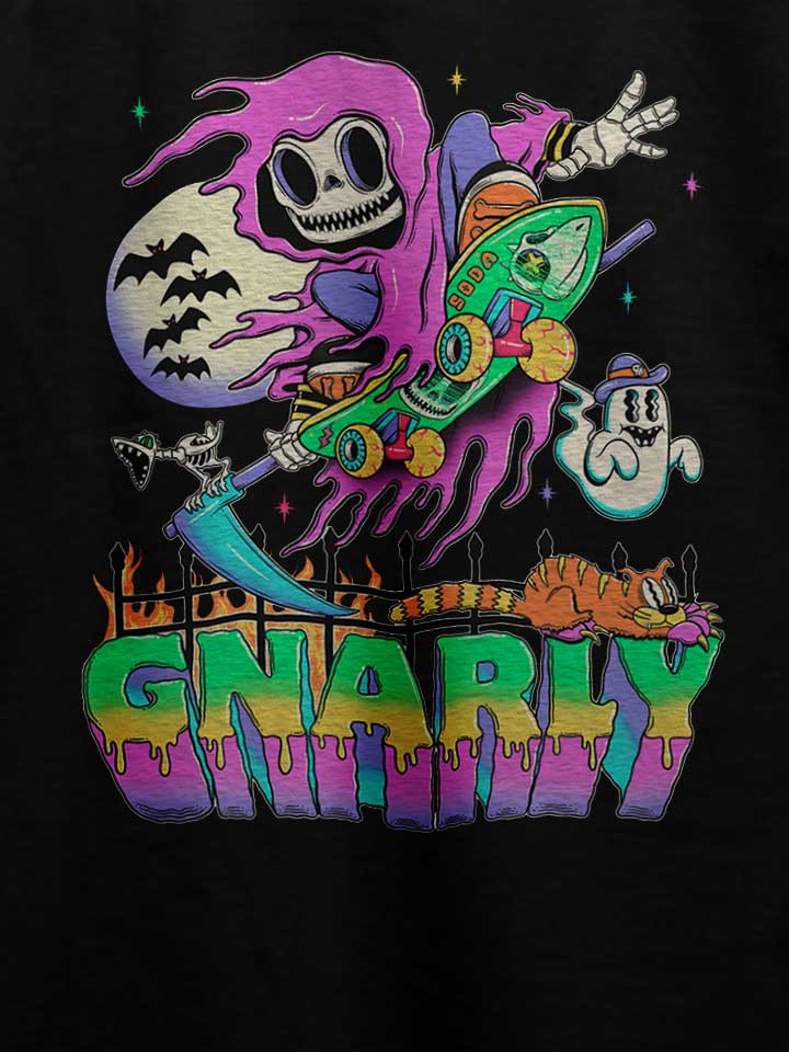 gnarly-skater-t-shirt schwarz 4