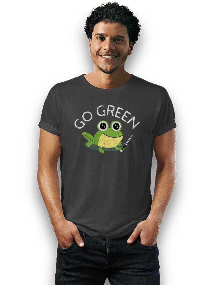 go-green-frog-t-shirt dunkelgrau 2