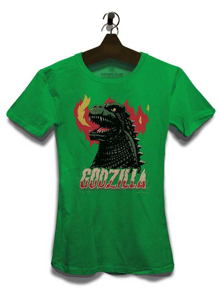 godzilla-damen-t-shirt gruen 3