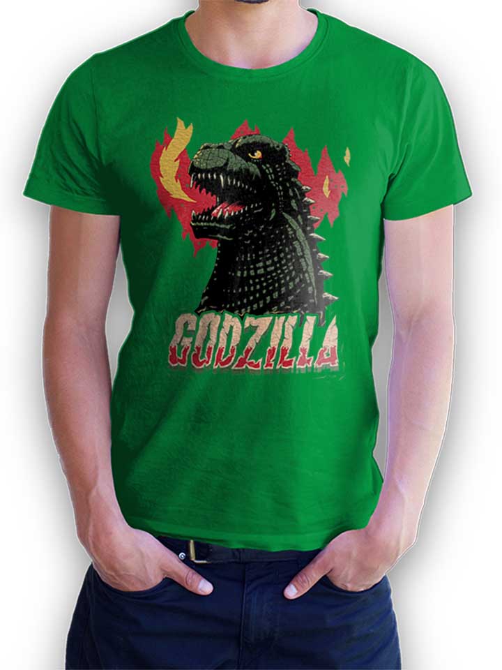Godzilla T-Shirt gruen L