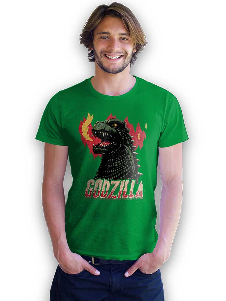 godzilla-t-shirt gruen 2