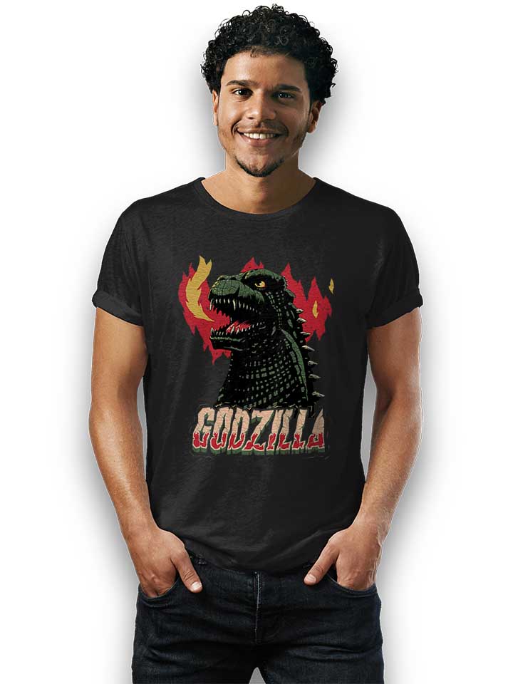 godzilla-t-shirt schwarz 2