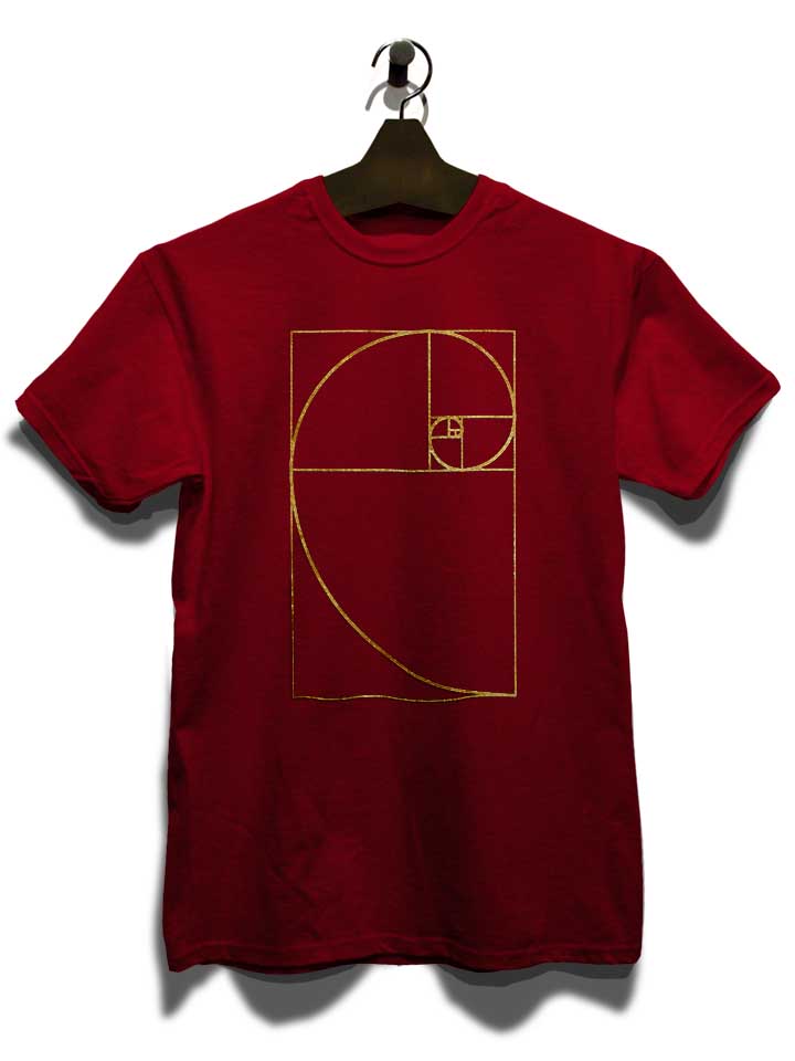 golden-ratio-sacred-fibonacci-spiral-t-shirt bordeaux 3