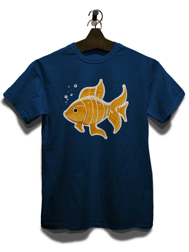 goldfish-t-shirt dunkelblau 3