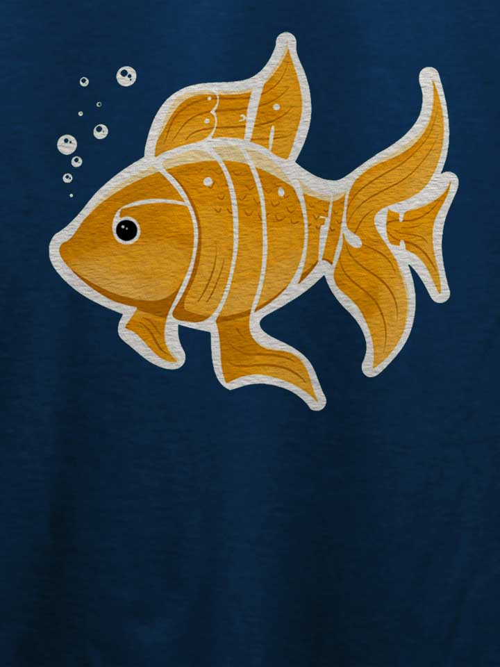 goldfish-t-shirt dunkelblau 4